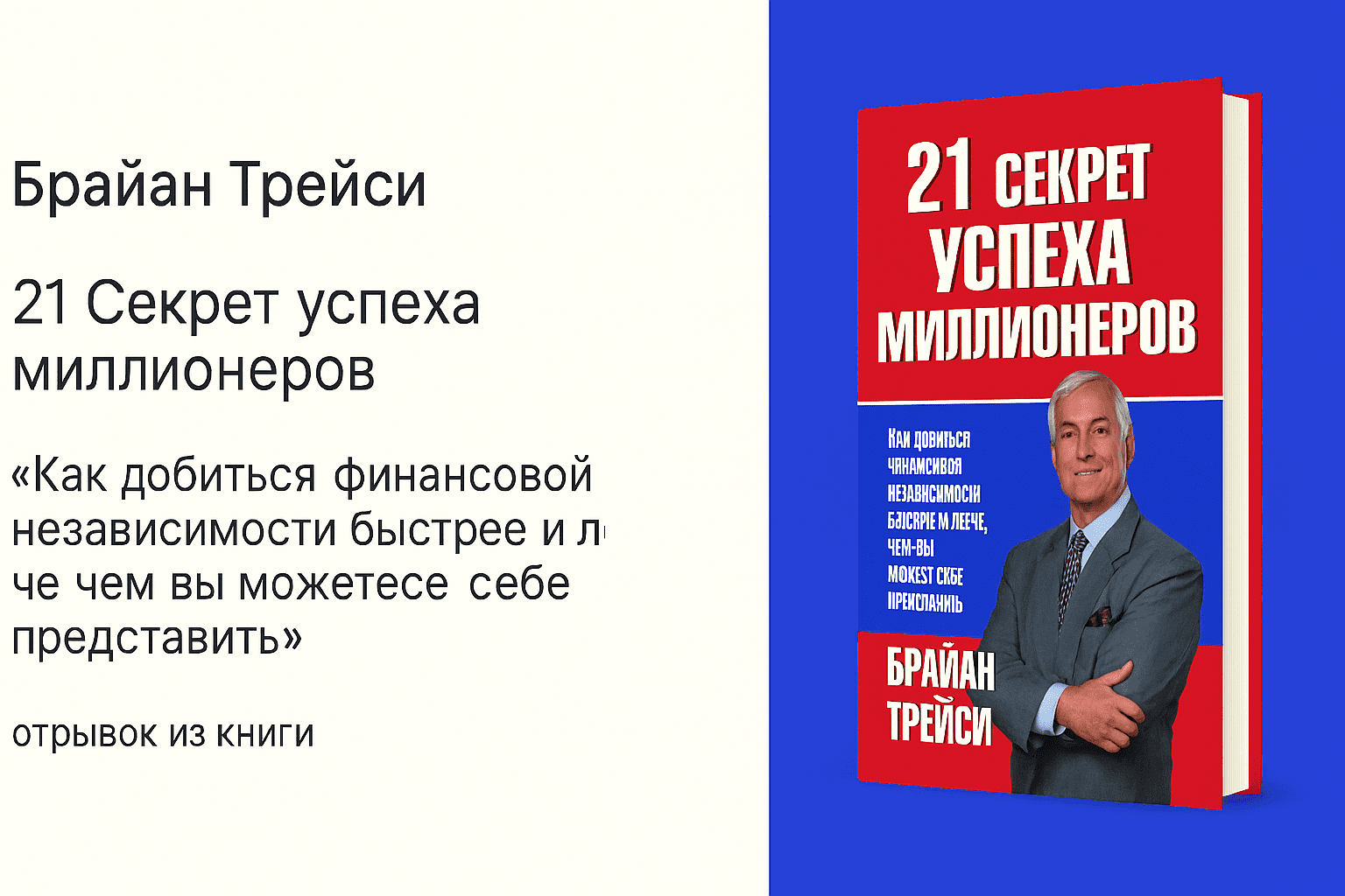 «21 секрет успеха» - Брайан Трейси