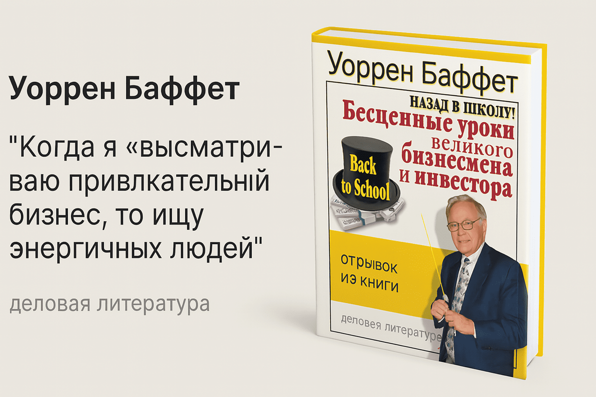 «Назад в школу! Бесценные уроки великого бизнесмена и инвестора»