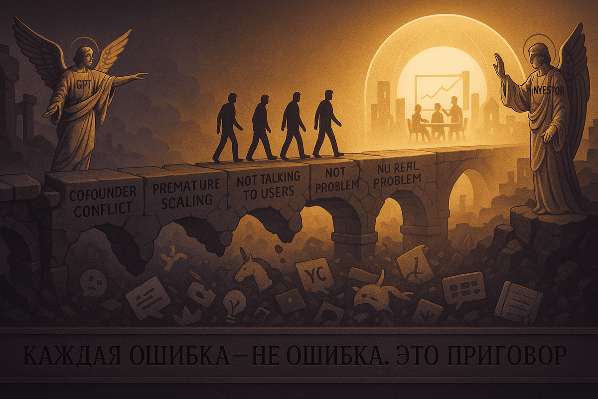 🧩 18 ошибок, убивающих стартапы (The 18 Mistakes That Kill Startups)
