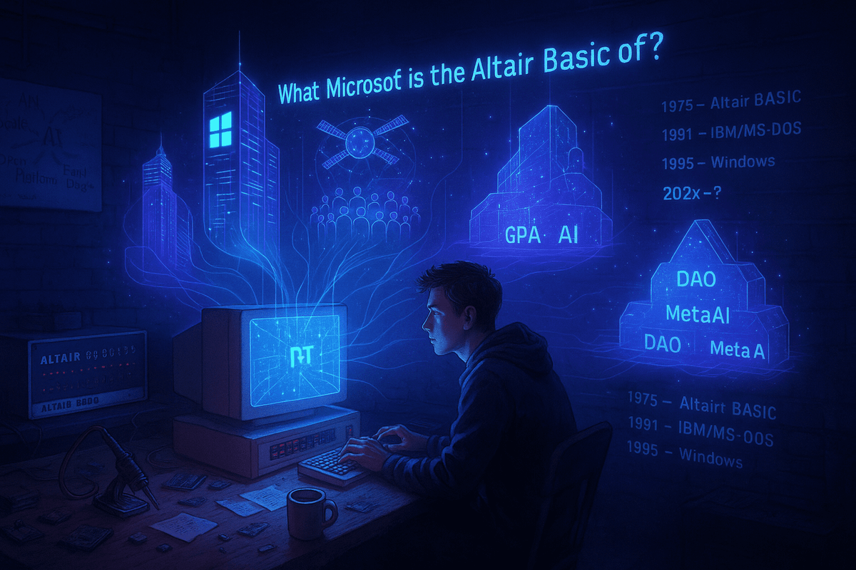 🧩 Что для Microsoft значил Altair BASIC?