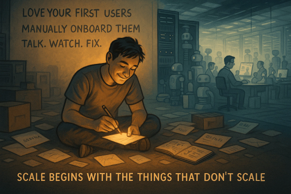 🧩 Создавайте продукты, которые не масштабируются (Do Things that Don&#8217;t Scale)