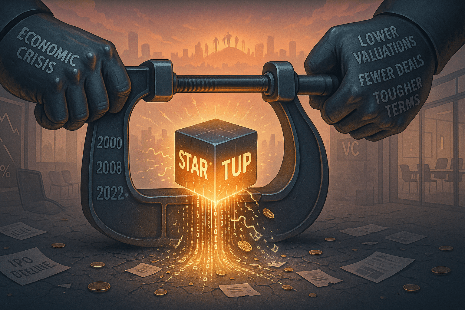 🧩 Сжатие венчурного капитала (The Venture Capital Squeeze)
