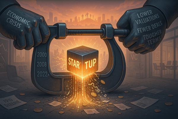 🧩 Сжатие венчурного капитала (The Venture Capital Squeeze)