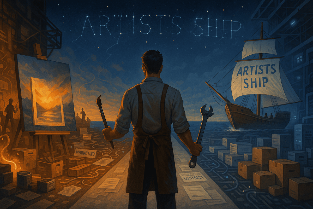 🧩 Другая половина фразы «Художники выпускают»