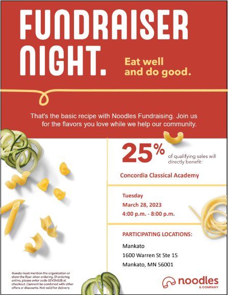 Family Night Out (Noodles & Company)