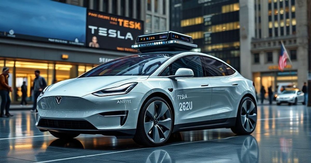 Tesla's EV Sales Slump Continues as Wall Street Bets Big on Robotaxi Future