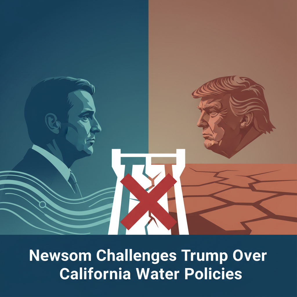 Newsom Challenges Trump Over California Water Policies