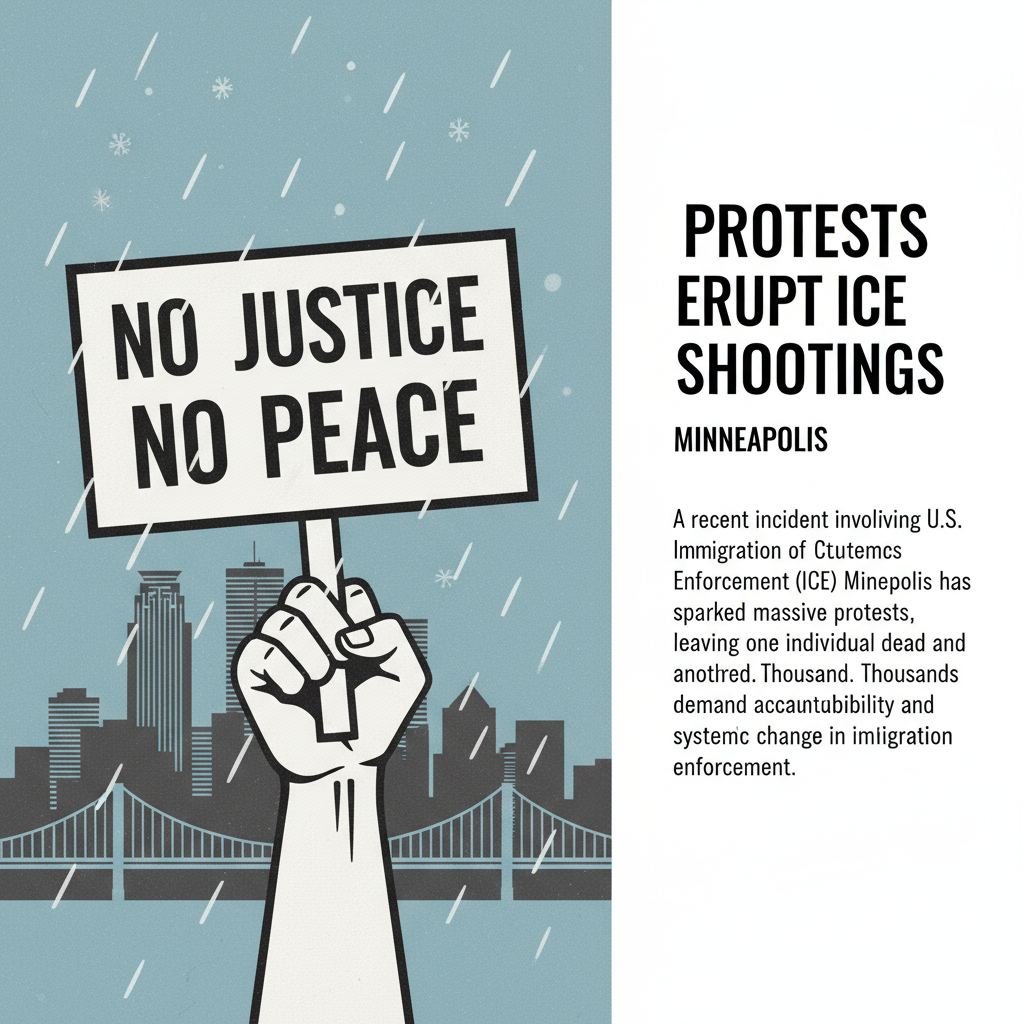 Protests Erupt Over ICE Shootings in Minneapolis