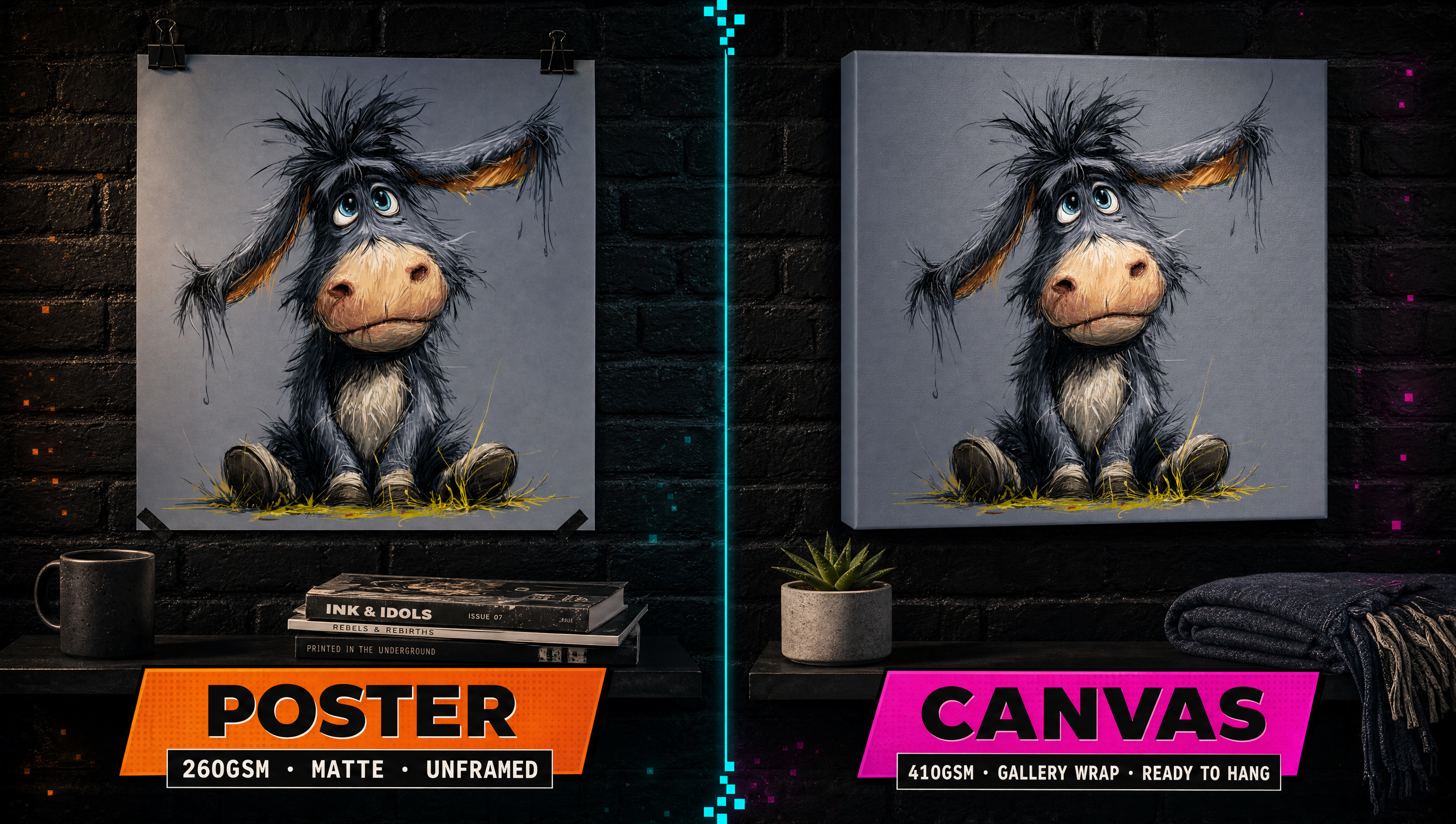 Canvas vs. Poster Print: Which Is Right for Your Pop Culture Art?