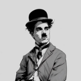 Charlie Chaplin The Tramp Option J