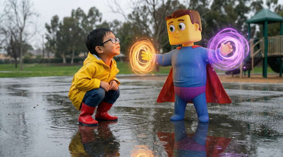 Little Hero Rising — finished creation