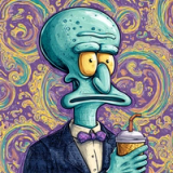 Squidward Tentacles Option J