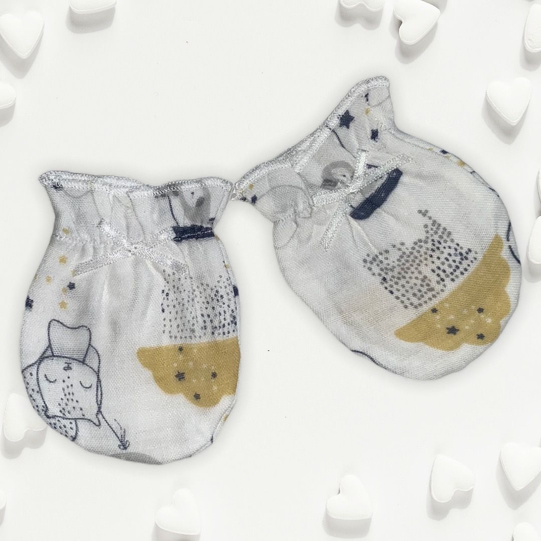 Pure Cotton Gloves for Newborn