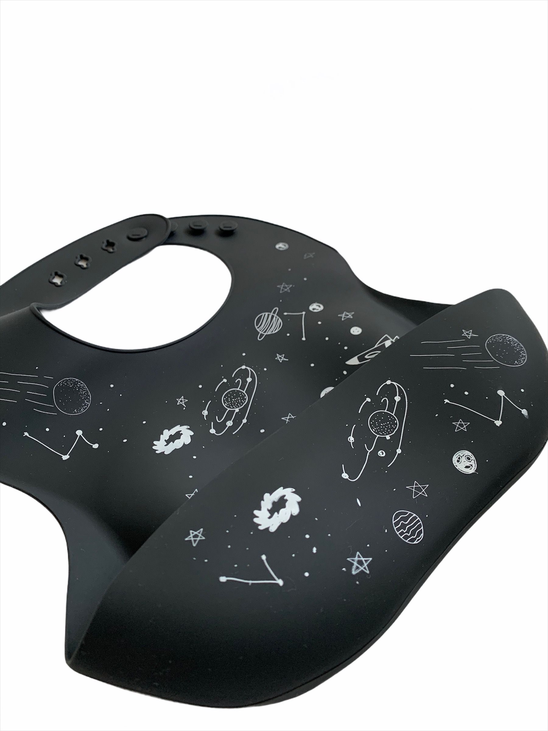 Silicon Baby Bib (Black)