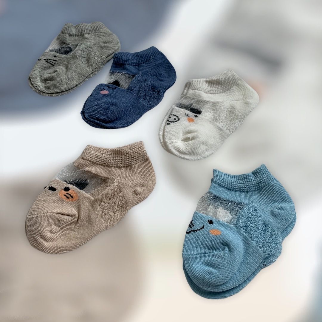 5 Colour Pack Baby Socks