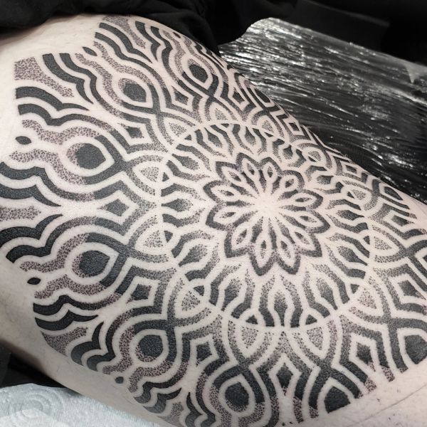 Mandala, Abstract geometric pattern