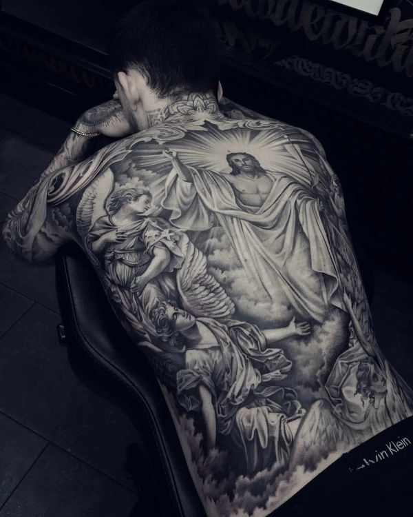 Angels,Clouds,Religious scene