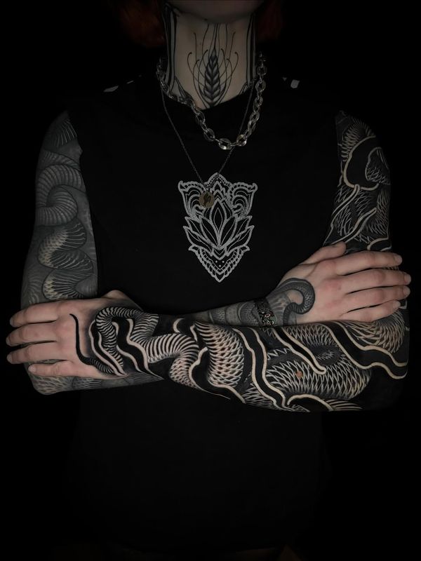 Snake, Abstract pattern
