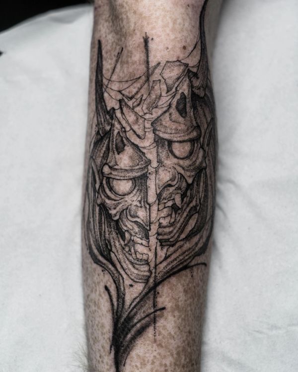 Skull, Demonic face