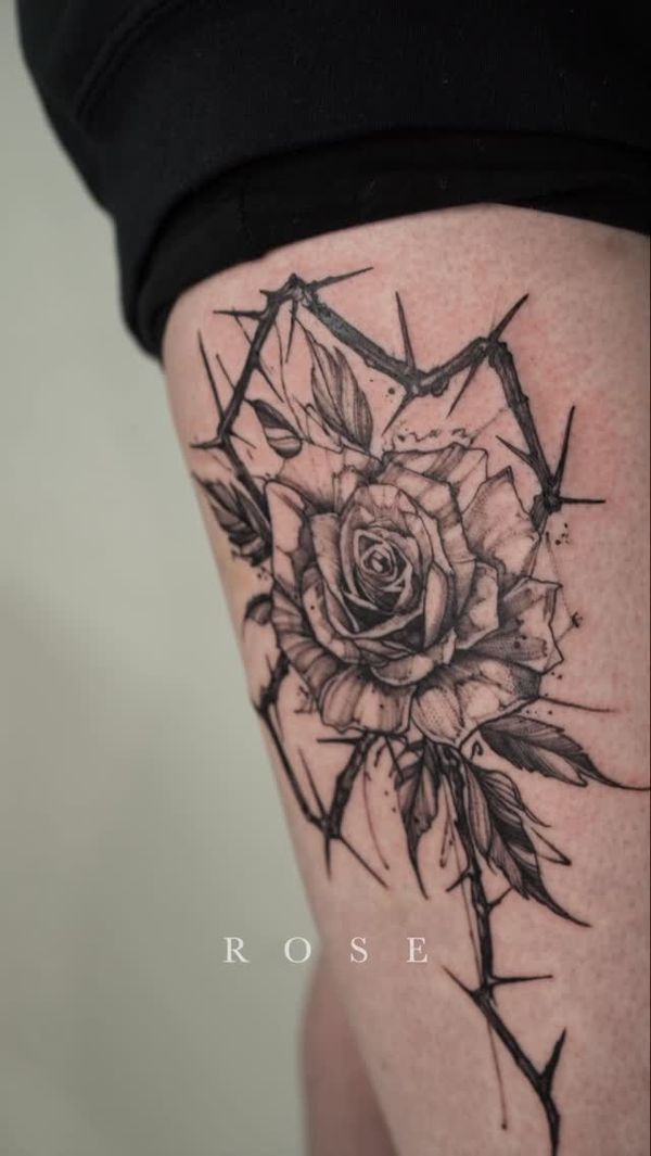 Rose, Thorns, Botanical