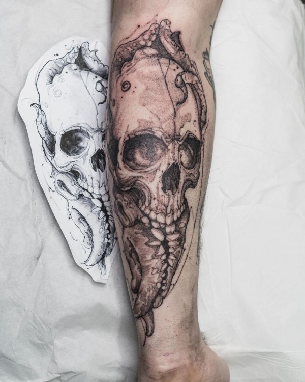 Skull, Tentacle