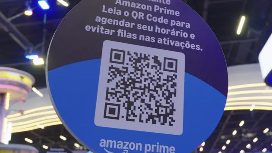 QR Code da fila virtual em evento