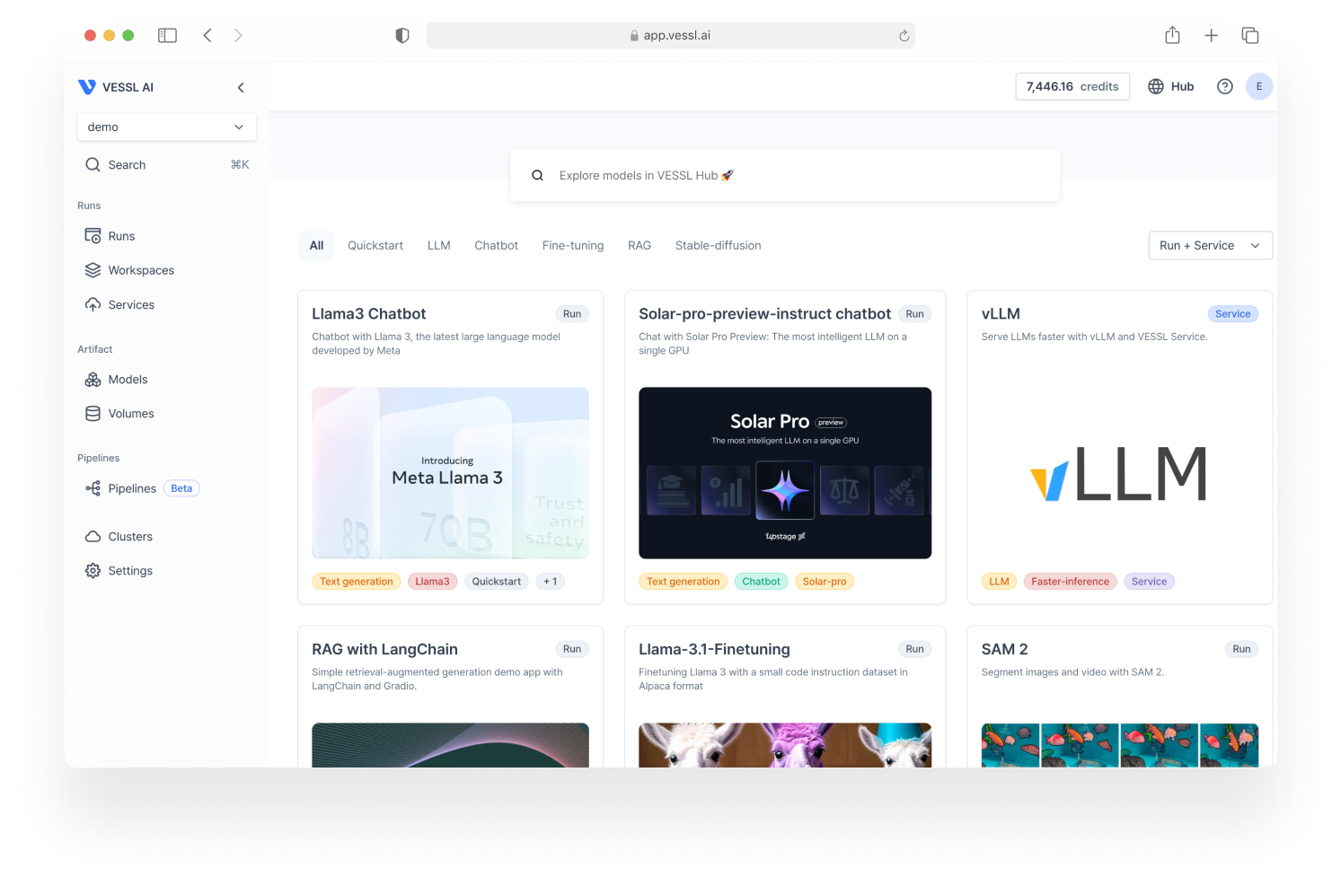 이미지: 베슬ai의 MLOps/LLMOps 플랫폼