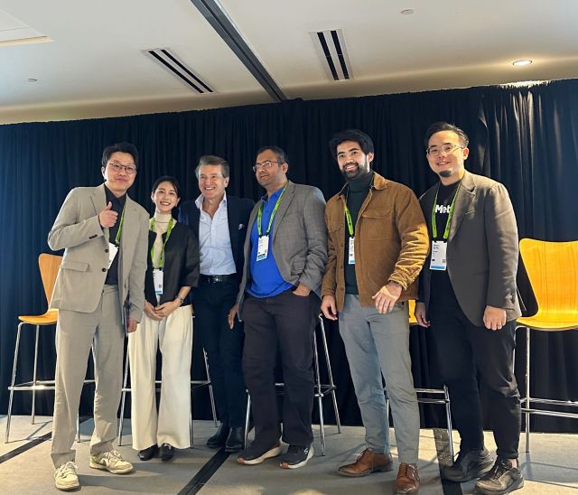 엔비디아 GTC 스타트업 패널 토론에 참여한 연사진 베슬에이아이