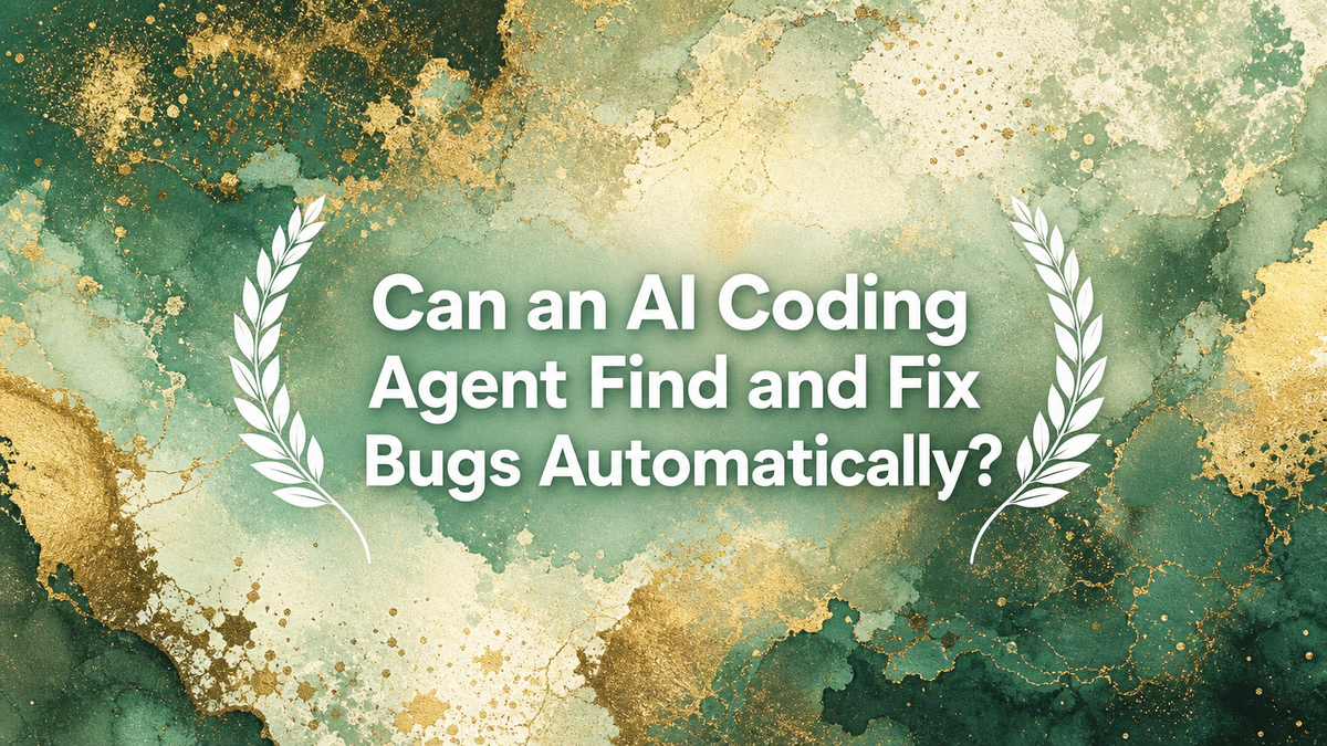 Can an AI Coding Agent Find and Fix Bugs Automatically?