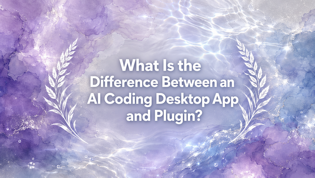 What Is the Difference Between an AI Coding Desktop App and Plugin?