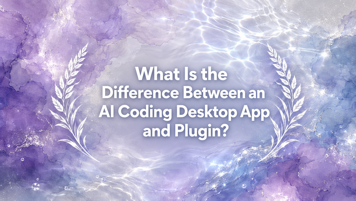 What Is the Difference Between an AI Coding Desktop App and Plugin?