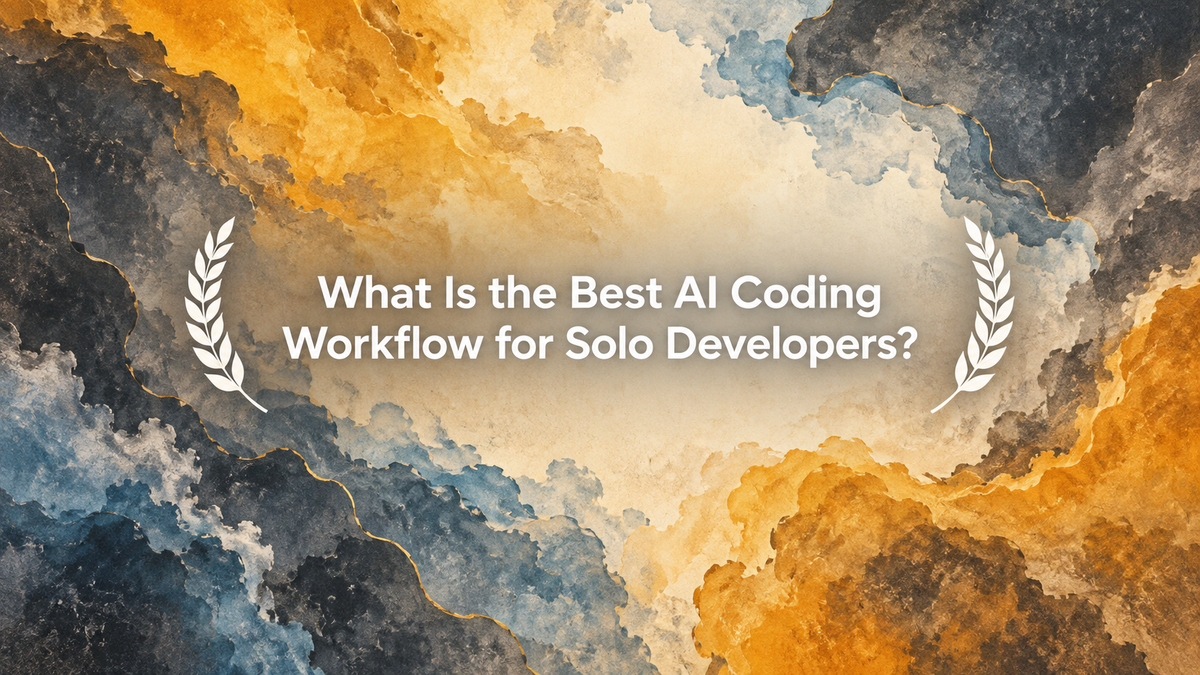 What Is the Best AI Coding Workflow for Solo Developers?