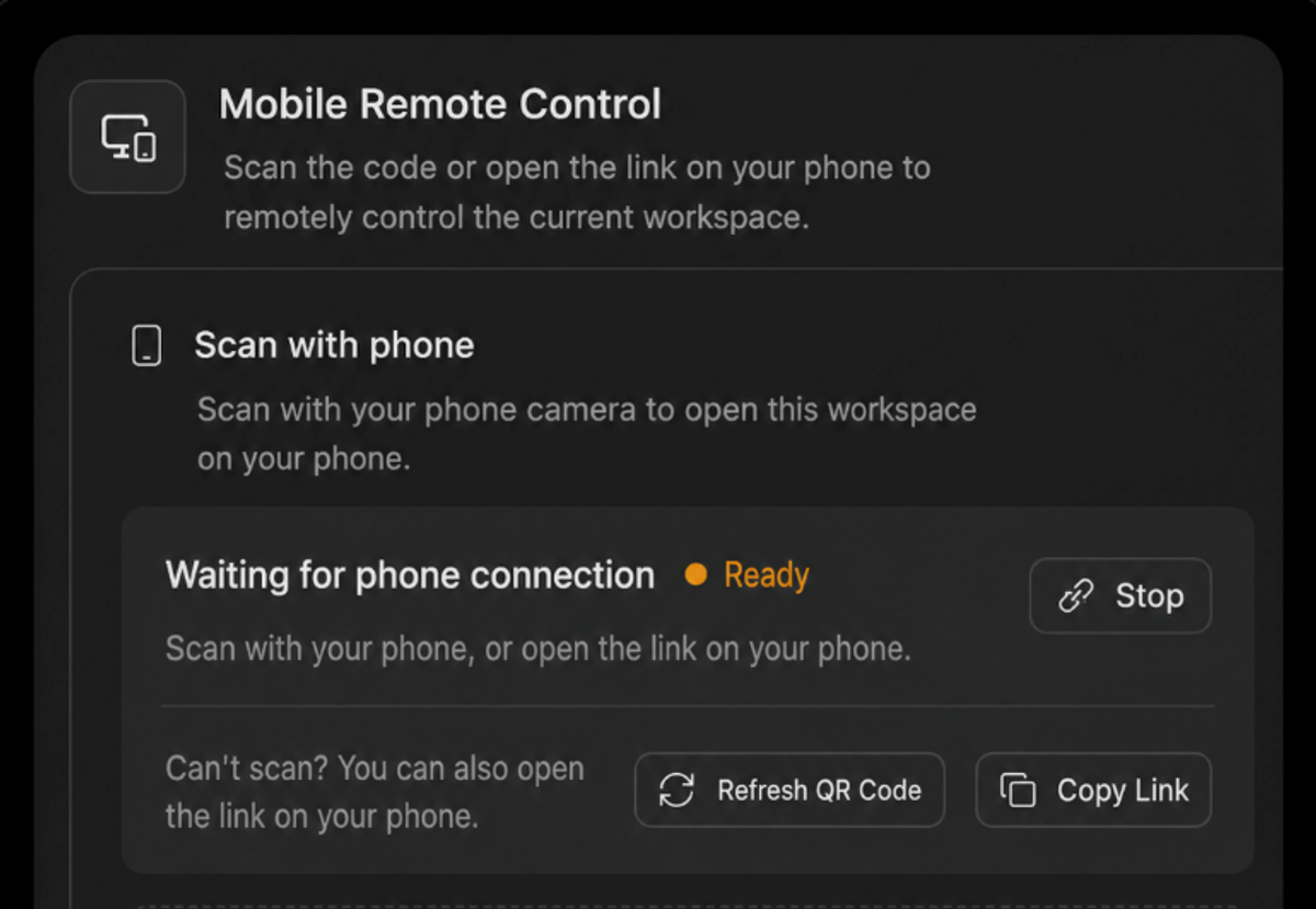Steer supported tasks away from the desktop