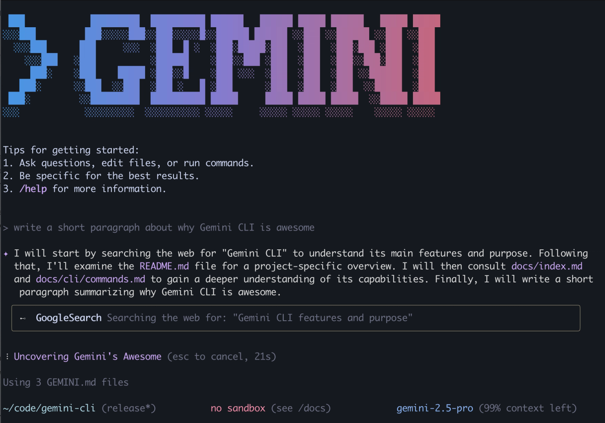 What Gemini CLI Is 