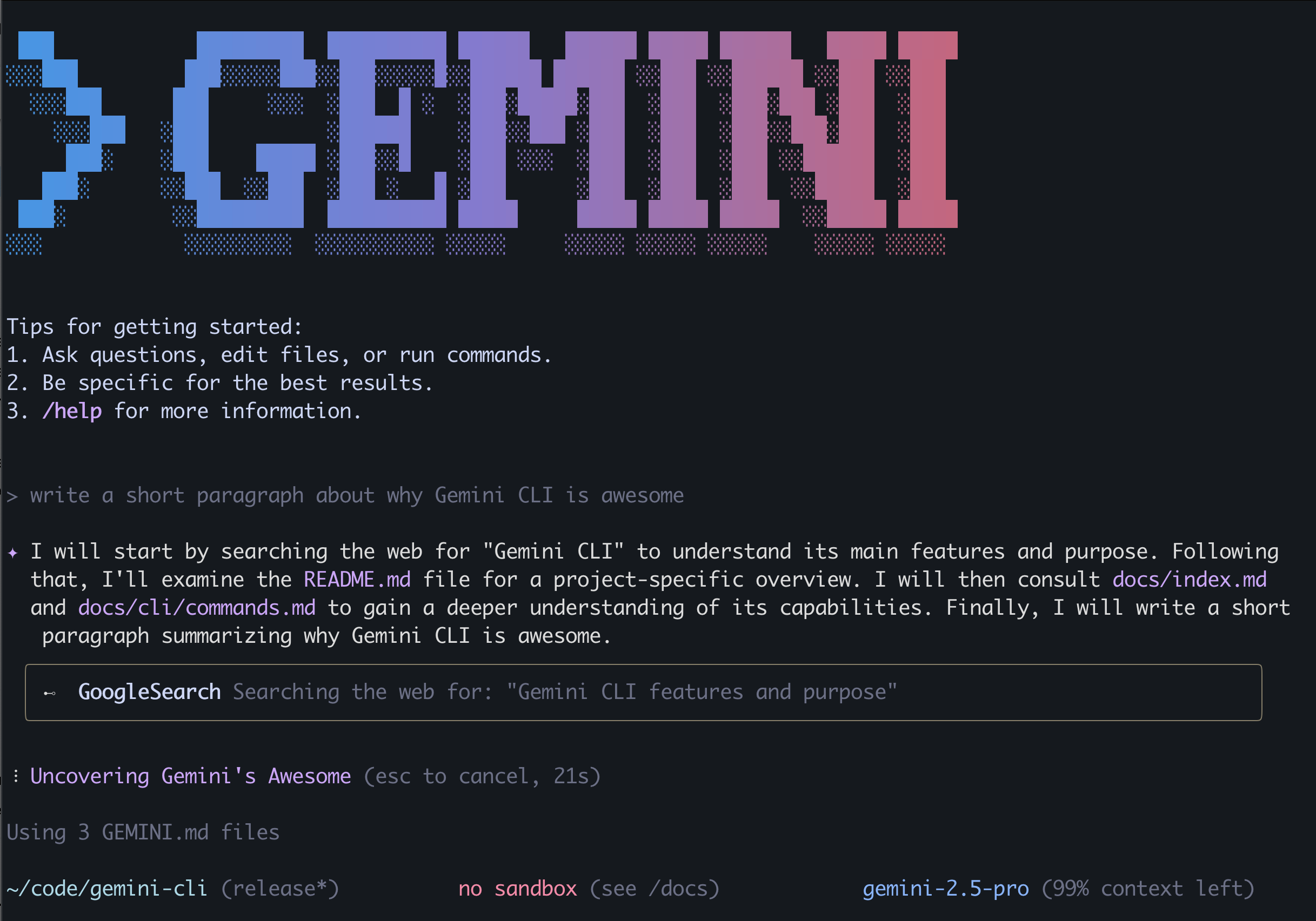 What Gemini CLI Is