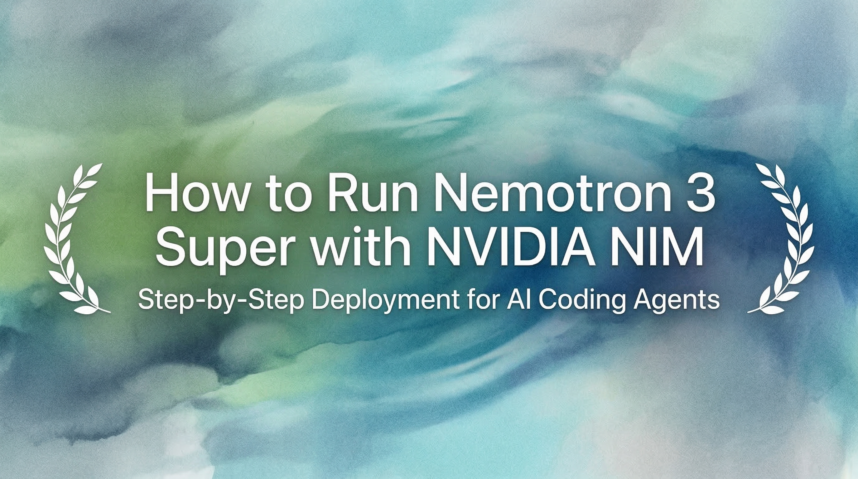 Nemotron 3 Super: NIM Setup