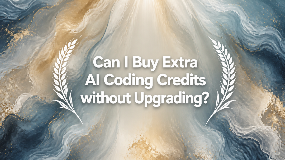 Can I Buy Extra AI Coding Credits without Upgrading?
