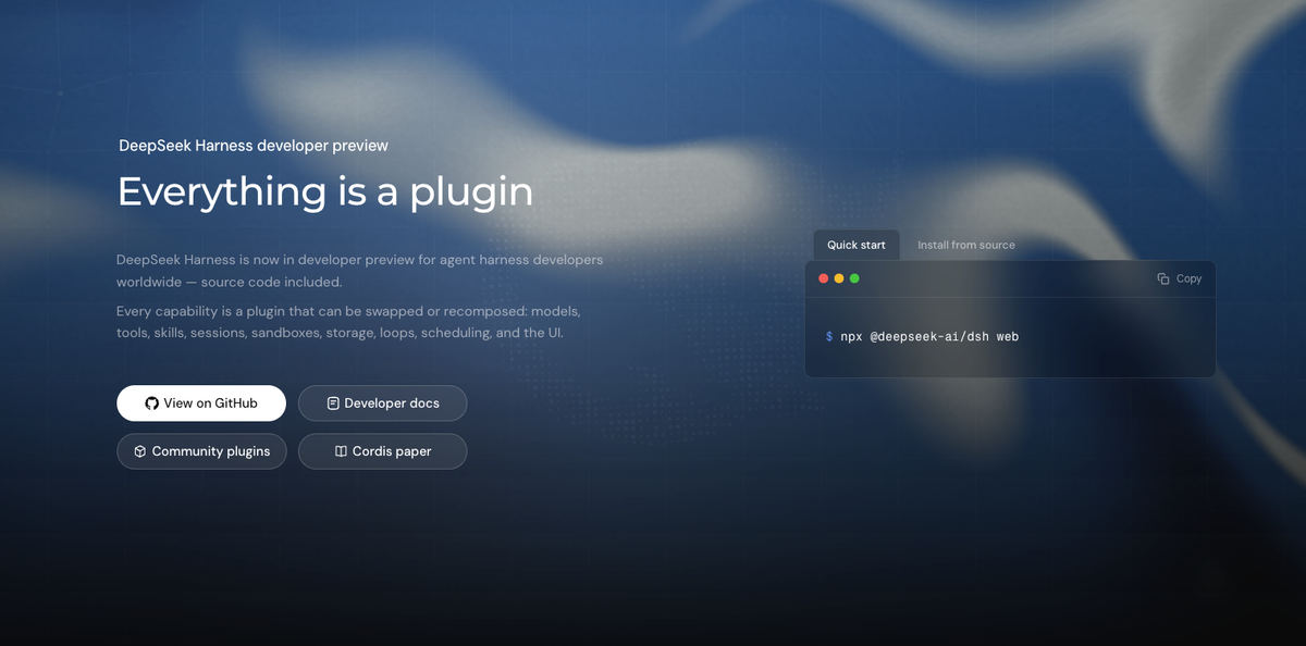 DeepSeek Harness for Plugin-First Workflows