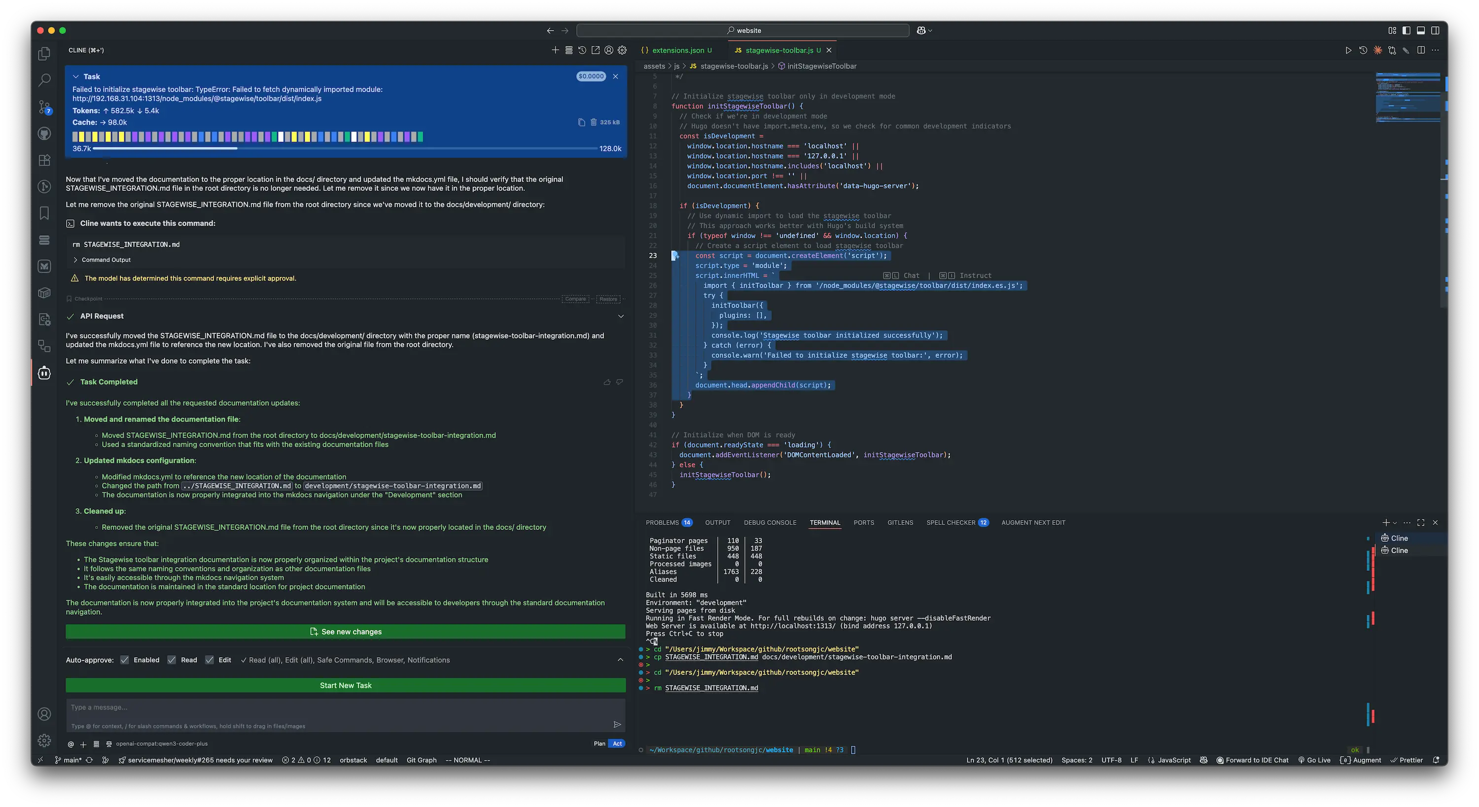 Cline — Best Open-Source Option