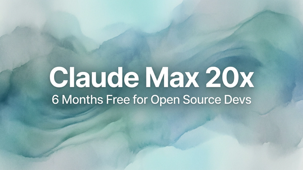Claude Max 20x: Open Source Offer