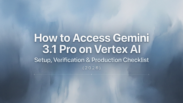 Gemini 3.1 Pro: Vertex Access