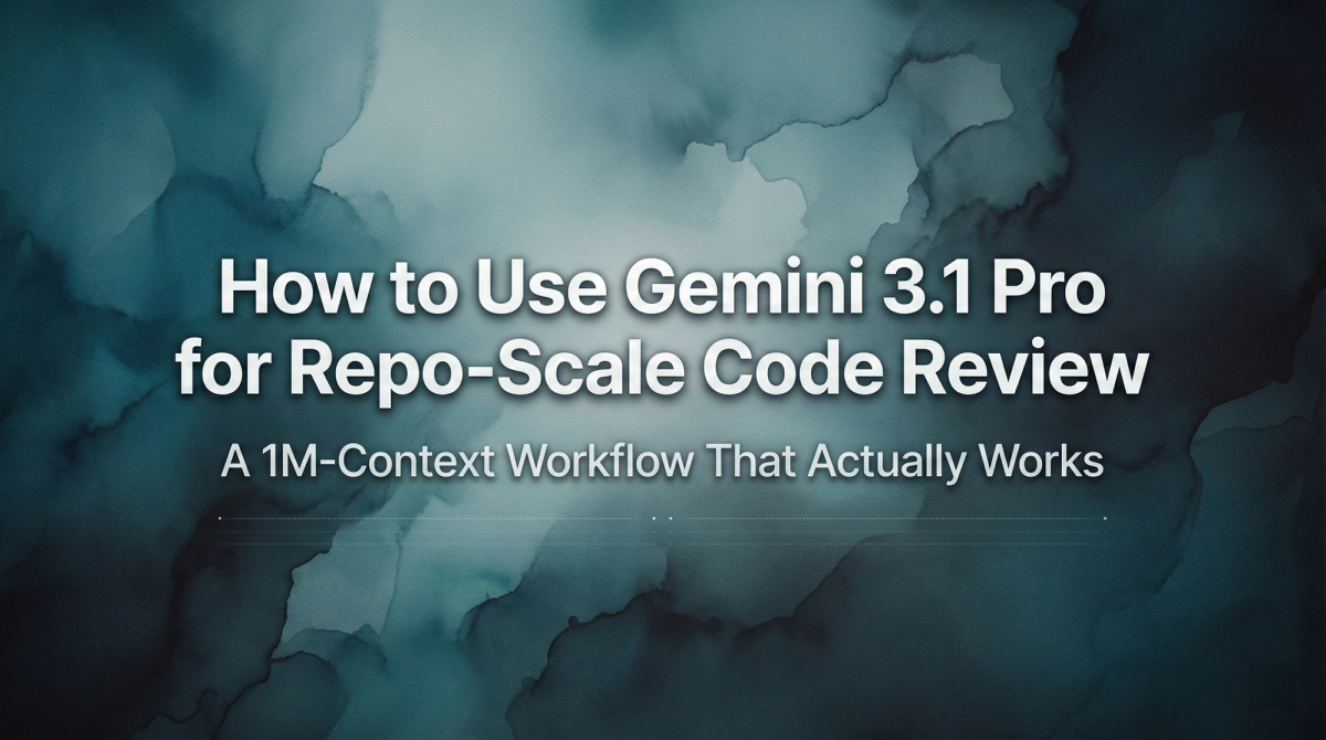 Gemini 3.1 Pro: Repo Reviews
