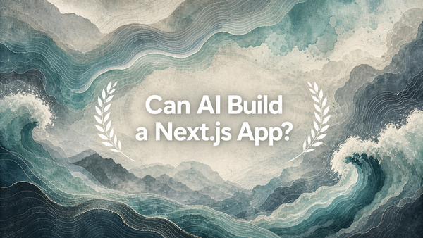 Can AI Build a Next.js App?