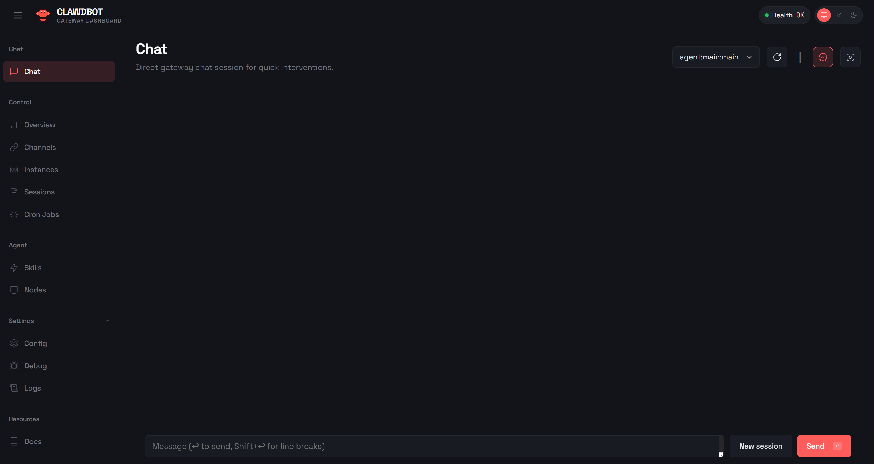 Connects via WhatsApp, Telegram, Discord, iMessage