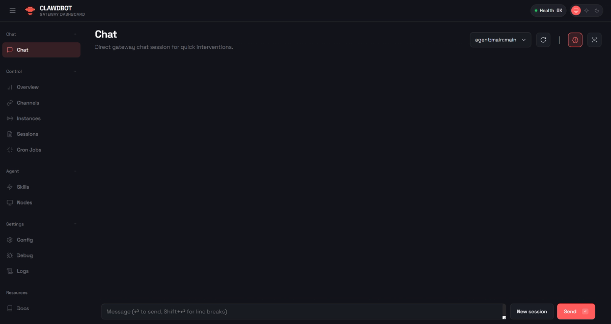 Connects via WhatsApp, Telegram, Discord, iMessage