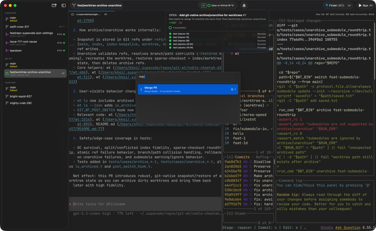 How Supacode Organizes Agent Work