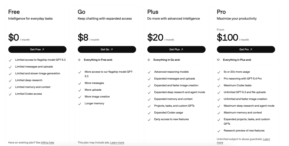 codex-app pricing