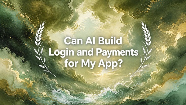 Can AI Build Login and Payments for My App?