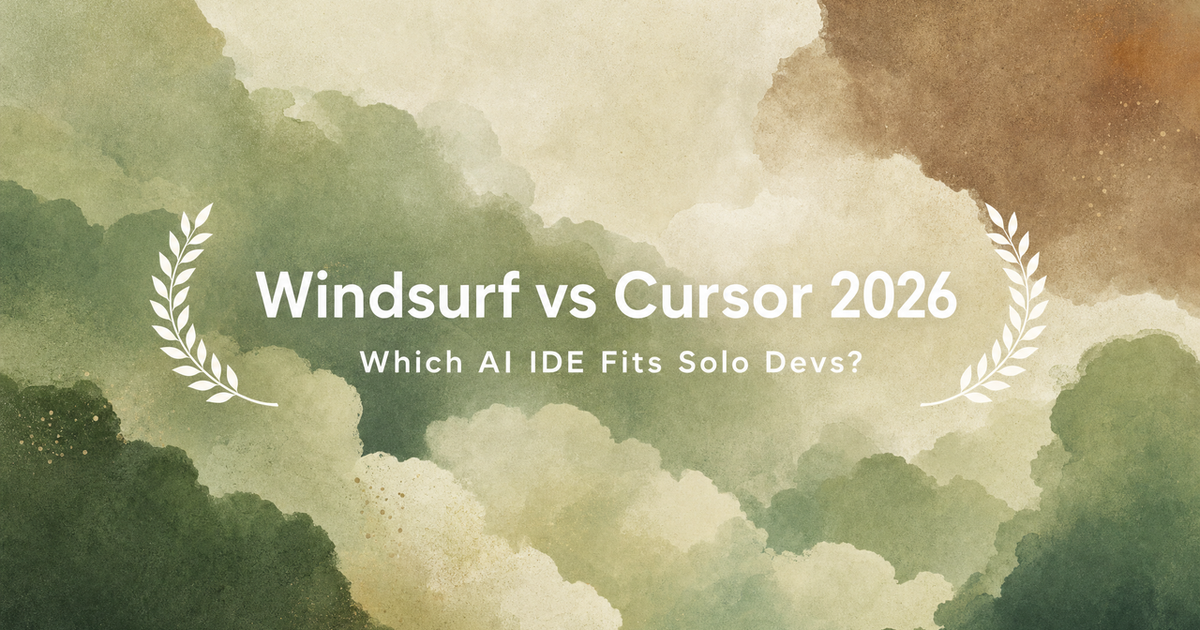 Windsurf vs Cursor 2026: Which AI IDE Fits Solo Devs? - Verdent Guides