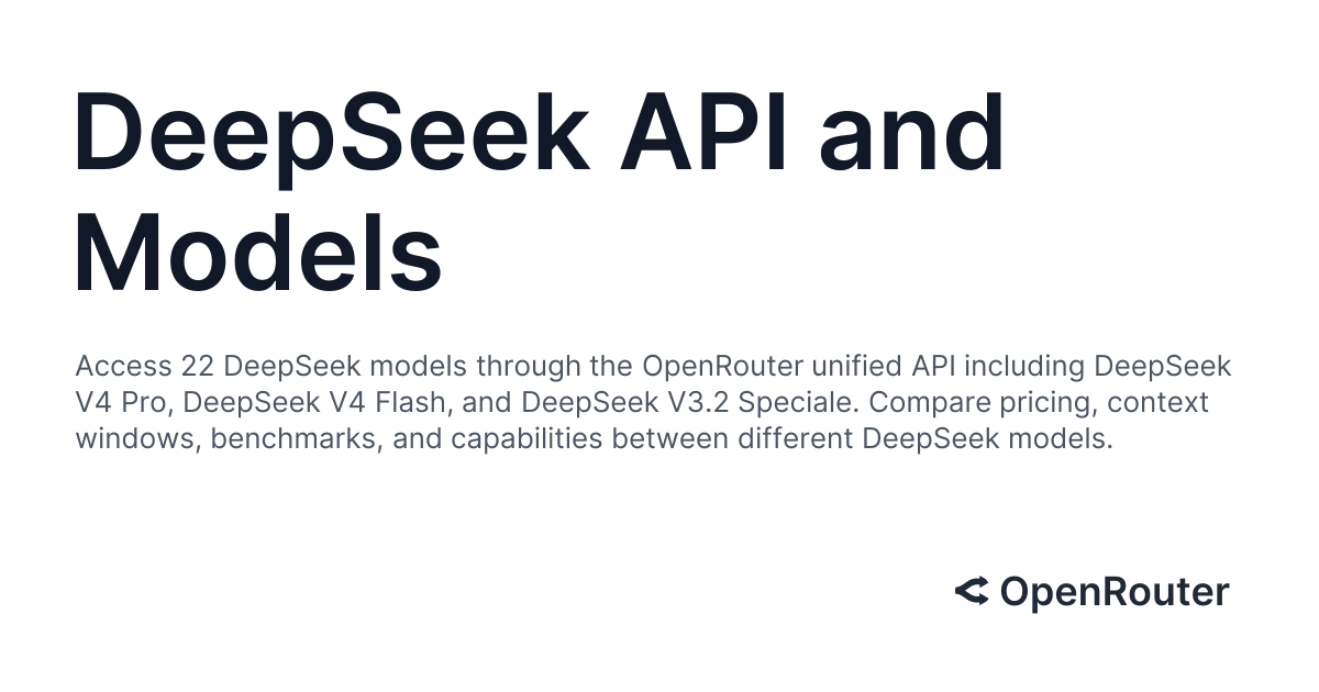 DeepSeek API 
